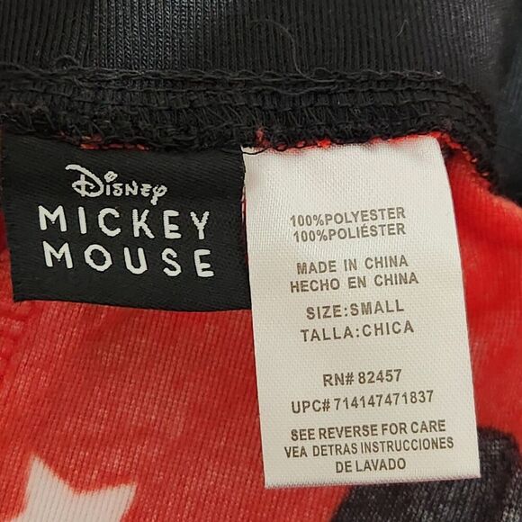 Mickey Mouse Pajama Pants Women Size Small Red Color Soft New. - Picture 7 of 8